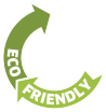 a green and white recycle sign